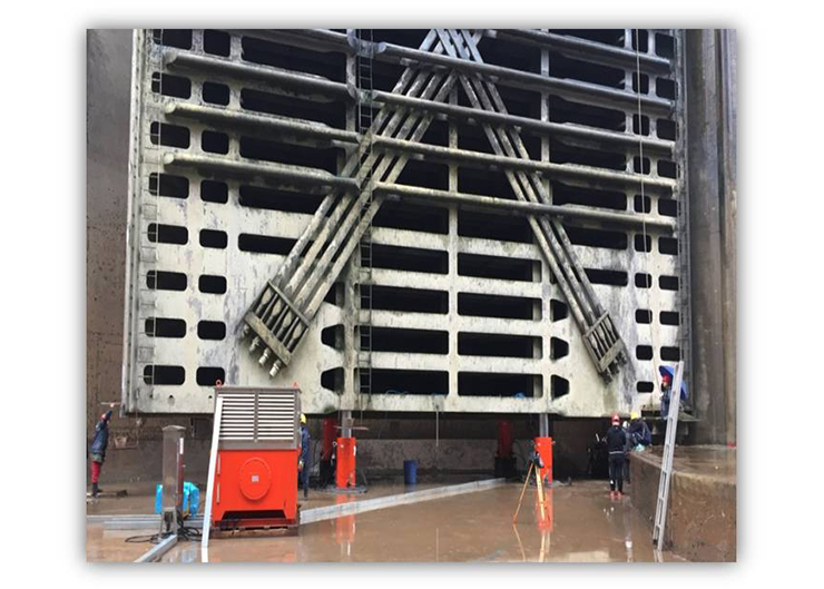 三峽南北二線提升器，提升高度175m ～185m
