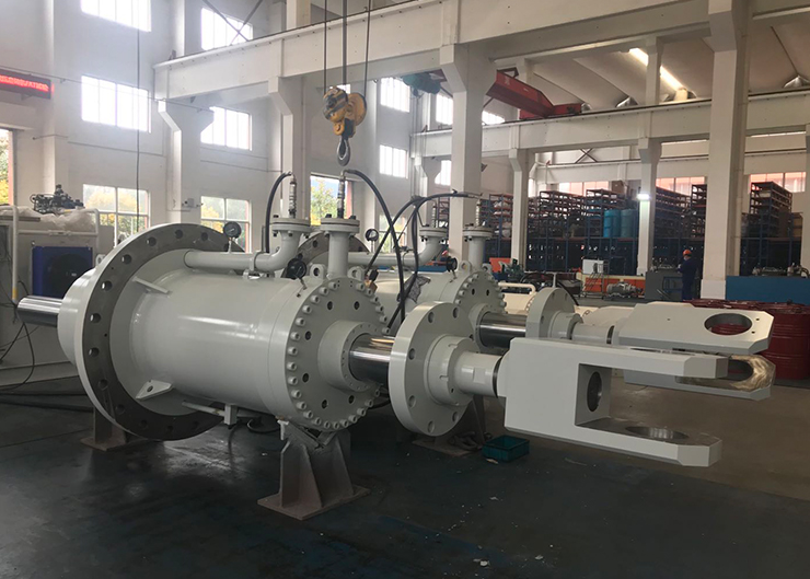 大藤峽電站水輪機接力器，單機容量20萬千瓦